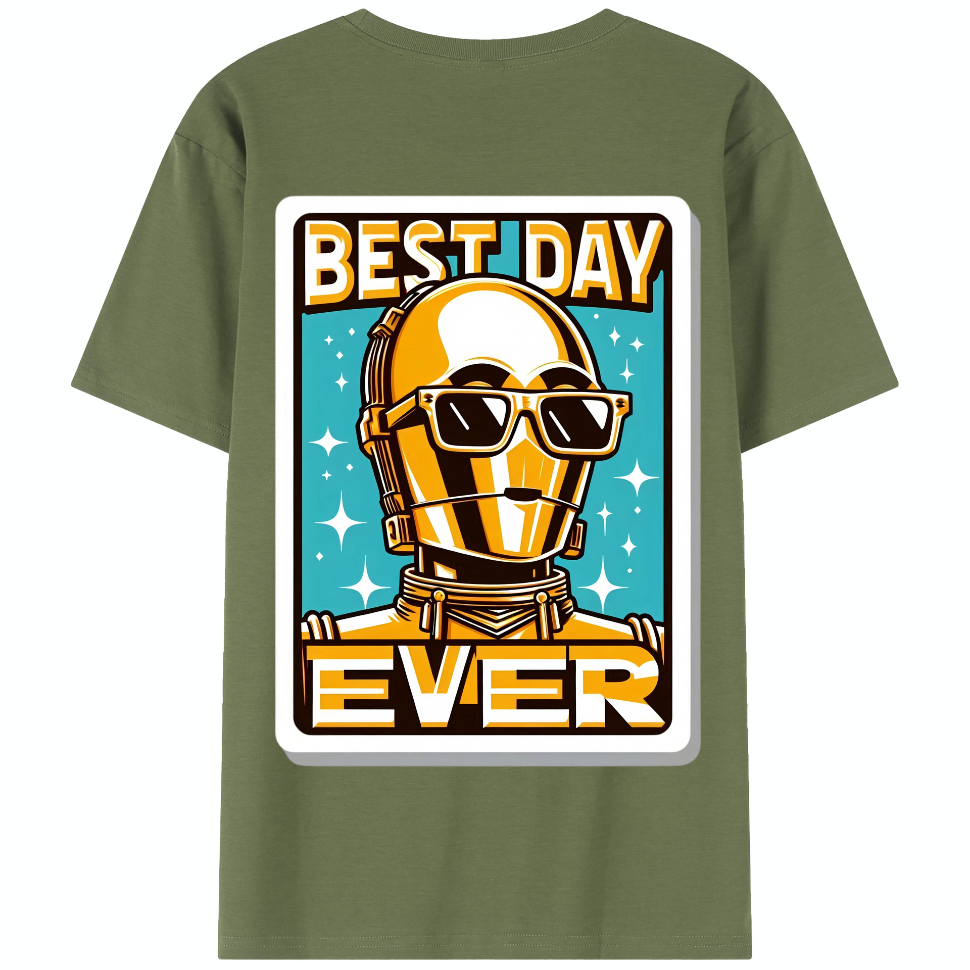 （画像用） スター・ウォーズ Star Wars 綿100％半袖Tシャツ（背面プリント）